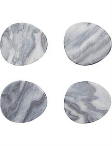 Wholesale Modern Luxury square Round Hexagon White Marble <b>Coasters</b> for Drinking <b>Glass</b> With Best Price - Product Image 3