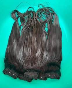 Extensions de cheveux humains naturels de luxe vierges indiens Temple Hair Bundles - Product Image 6