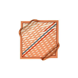 Pañuelo de sarga Pierre Cardin 90x90 - Pañuelo colorido para la cabeza y el cuello - Product Image 1