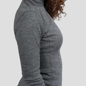 Sudadera con Capucha Personalizada, Lisa, Teñida, de Alta Calidad, con Cierre, Ecológica, Extra Grande, de Poliéster y Algodón, Informal, de Invierno, para Mujer - Product Image 3