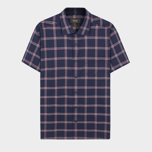 Aristino เดรสผ้าฝ้ายลายทางสำหรับผู้ชาย, เดรสผ้าฝ้าย100% ระบายอากาศได้ดีป้องกันริ้วรอยแห้งเร็วคอจีน - Product Image 1