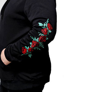 Best Supplier's Men's Embroidered Hoodie with Full Sleeves Regular Length Lightweight 100% Cotton for Winter - Product Image 4