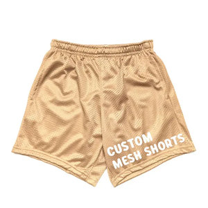 Vente en gros de shorts de basketball tendance pour hommes shorts de basketball décontractés en maille personnalisés - Product Image 5