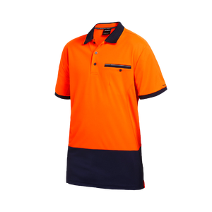 เสื้อยืดคนงานแห้งเร็วเสื้อยืดโปโลสะท้อนแสงสำหรับงานเหมืองเหมืองจราจรโลโก้ตามสั่ง - Product Image 2