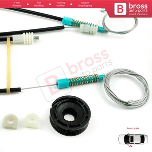 Kit de Reparación de Elevalunas Izquierdo BWR1049 para C70 873 1998-2005 Cabrio Convertible CC - Product Image 5
