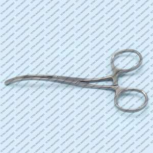 Profesional DeBakey anillo manejado Bulldog abrazadera S curvado Manual cardiovascular instrumento quirúrgico Acero inoxidable CE - Product Image 6