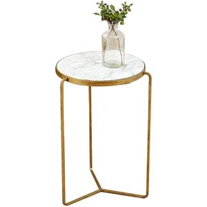Table basse moderne de table d'appoint en bois massif d'or pour l'usage d'appartement de salon - Product Image 4
