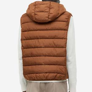 Chaleco Acolchado Estiloso para Hombre, para Actividades al Aire Libre en Clima Frío, Cálido, con Cierre, Sin Mangas, para Invierno, con Apliques Frontales, Venta al Por Mayor - Product Image 5