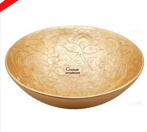 high selling silver finished metal aluminum food salad and <b>dessert</b> serving <b>bowl</b> <b>for</b> hotel restaurant and bar - Product Image 3