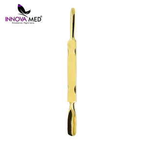 Empujador de Cutículas de Color Dorado, Herramienta de Acero Inoxidable para el Cuidado de las Uñas, Herramienta Profesional para Manicura y Pedicura - Product Image 3