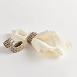 Anillos de ratán ecológicos para sostener servilletas, Decoración de mesa, juego de servilleteros circulares de elección superior - Product Image 6