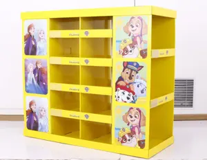 Custom Logo Retail Store Paper Display Racks Supermarket Free Standing POS Floor Corrugated Stand Cardboard Display