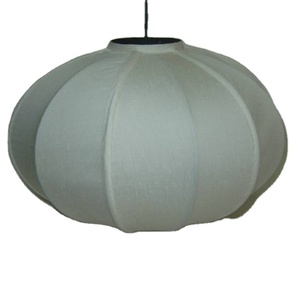 Lámpara de iluminación personalizada, diseño moderno colgante de tela naranja a la moda, nueva - Product Image 4