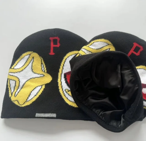 Gorro de Invierno Personalizado, Estilo Urbano, Jacquard, Bordado a Mano, Tejido Acrílico, Ajustable, con Forro de Satén de Seda y Estampado - Product Image 4