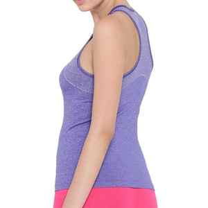 Sujetador a prueba de golpes de alta intensidad recogido fijo de gama alta tipo Fitness espalda correr deportes ropa interior mujeres Yoga camiseta sin mangas - Product Image 2