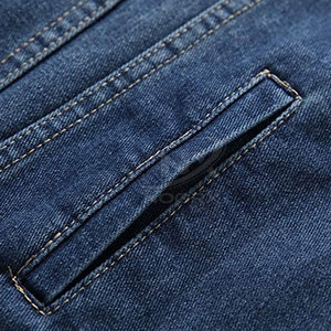 Chaqueta vaquera transpirable hecha en material de alta calidad para hombre, chaqueta vaquera para hombre superventas para adulto - Product Image 6