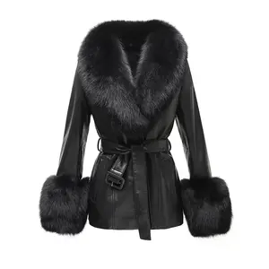 Vêtements en cuir pour femmes, mode streetwear, veste pour femmes, vestes grandes tailles, vêtements pour femmes - Product Image 1