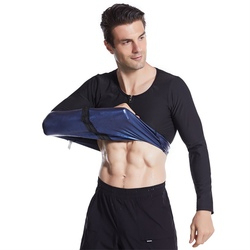 Traje de Sauna de sudor de PVC resistente para hombres y mujeres, chaqueta de gimnasio, pantalón, equipo de entrenamiento de Fitness en casa para ejercicio de pérdida de peso - Product Image 5