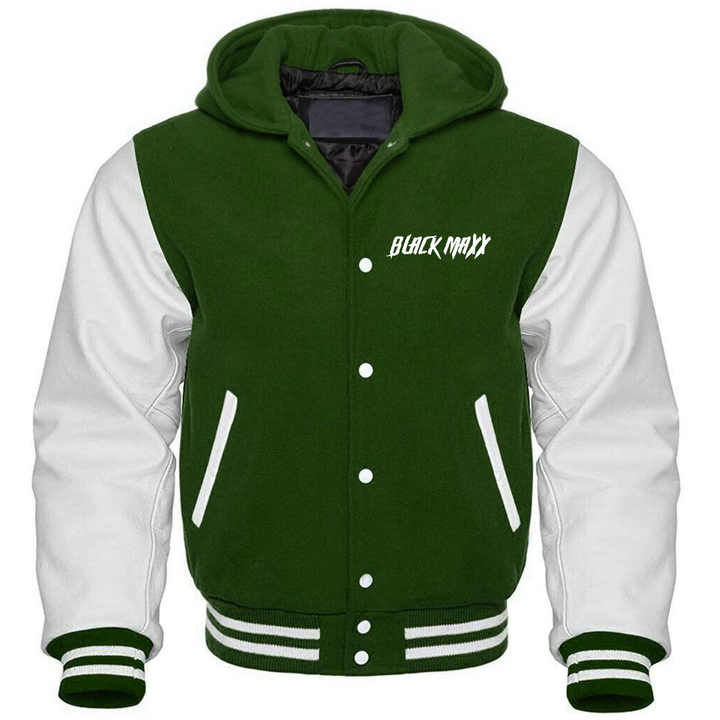OEM Varsity Jacket With Custom Logo Latest Fashionable Quality Unisex Wear Stylish Varsity Jacket Purple Color Hoodies Jacket