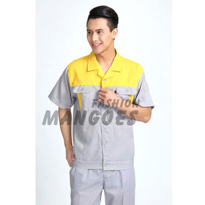 Salopette de mécanique automobile en coton de haute qualité pour unisexe Logo personnalisé uniformes à deux poches hauts et pantalons - Product Image 5