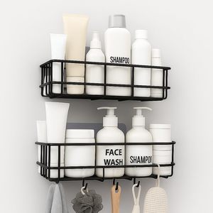 Bathroom Storage Rack , <b>Shampoo</b> cabinet, spice rack, Metal Rack in Black Bathroom Organizers - Product Image 3
