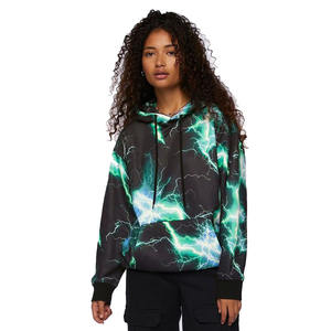 เสื้อฮู้ดดี้ผู้หญิงไซส์ใหญ่ สไตล์ลำลอง แขนยาว ผ้าฝ้าย 100% พิมพ์ลายแบบซับลิเมชั่น ขายดี พร้อมโลโก้ด้านหน้า - Product Image 1