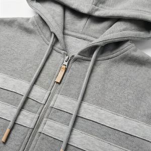 Conjunto Deportivo Térmico para Hombre, Ajustado, con Cierre, 100% Algodón, para Gimnasio, Atletismo, Chándal, Ropa Deportiva de Invierno, Color Personalizado - Product Image 4