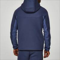 Ensemble de survêtement unisexe d'hiver pour la gym et le fitness, en polaire technique coupe-vent écologique, 2 pièces, veste à capuche zippée et pantalon de jogging
