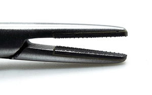 Soporte de aguja T/C Castroviejo 7 "punta recta 15mm Micro quirúrgico Acero inoxidable instrumentos quirúrgicos de alta calidad - Product Image 4