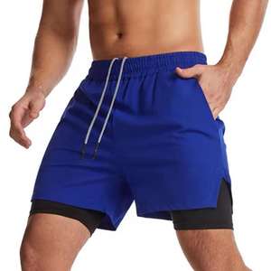 2025 pantalones cortos atléticos ligeros para hombre, pantalones cortos para correr, pantalones calientes a la moda, pantalones cortos estampados de verano para playa al aire libre, poliéster 100% - Product Image 5