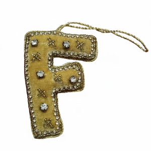 Adorno Colgante de Letras Doradas para Decoración Navideña, Inicial Personalizada, Suministros para Boutique, Adorno de Alfabeto en India 2026 - Product Image 1