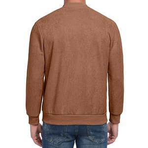 Chaqueta Bomber personalizada de alta calidad para hombre con cuello levantado y decoración de bolsillo, nuevo diseño para invierno, gran oferta - Product Image 2