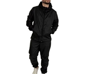 Traje deportivo personalizado de alta calidad para hombre, Sudadera con capucha transpirable, chándal sólido de talla grande para correr en invierno, conjunto de dos piezas 2026 - Product Image 2