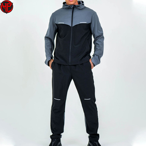 Conjuntos Deportivos Cortavientos Personalizados al por Mayor para Hombre, Chándal de Alta Calidad con Reflectivo 3M, Ropa Deportiva Urbana de Nailon para Hombre - Product Image 4