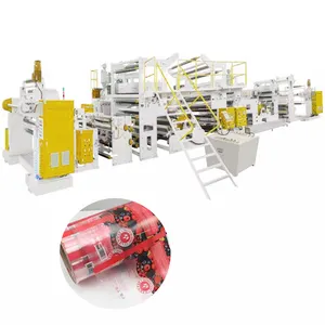 Mechanical Driven 4mm Alloy Steel Bopp Film Roll Extrusion Laminating Coating Machine