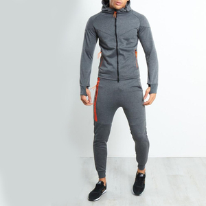 Unisex de dos piezas a prueba de viento transpirable Jogging & Workout traje de moda patrón sólido impreso XL tamaño cuello con capucha al por mayor - Product Image 3