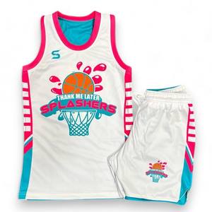 Venta al por mayor sublimación personalizada Bsci Plus tamaño transpirable secado rápido 100% poliéster uniforme de baloncesto Unisex - Product Image 3