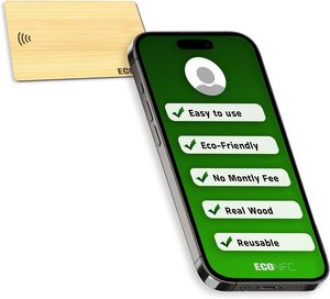 Tùy chỉnh EcoFriendly DIY ván ép tre kinh doanh ảo thẻ gỗ NFC thẻ kinh doanh không có lệ phí hàng tháng - Product Image 6