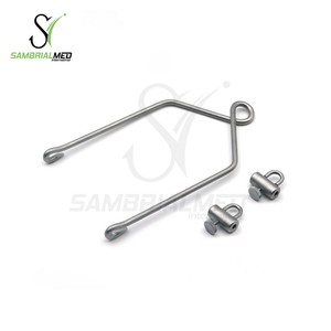 Premium Bohler Tractieboog 7.5 "Knie Femorale Breuk Orthopedische W/Schroef Sloten Duits Roestvrij Staal - Product Image 4