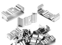 Clips à ressort métalliques de haute qualité, fabrication de pièces en tôle par emboutissage CNC, clips à ressort métalliques en vrac