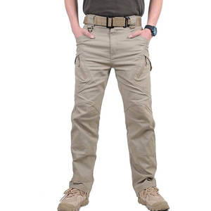Pantalones de carga de combate al aire libre de algodón Khaki Gear Pantalones tácticos para hombres Pantalones tácticos ligeros para hombres - Product Image 2