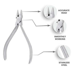 Alicates Dentales Manuales al por Mayor, Alicates de Ortodoncia de Acero Inoxidable para Formar Arco Facial, Certificación CE de SurgiRight - Product Image 5