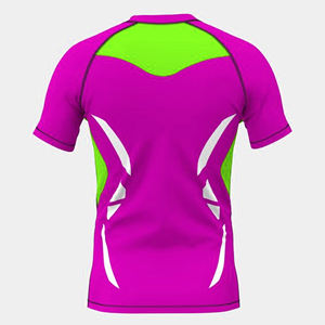 เสื้อรัดกล้ามแขนยาวสำหรับผู้ชาย ดีไซน์ล่าสุด ผลิตตามสั่ง ขายส่ง คุณภาพพรีเมียม ผลิตจากผ้าสแปนเด็กซ์/ไนลอน ไซส์ผู้ใหญ่ สำหรับกีฬา MMA - Product Image 3