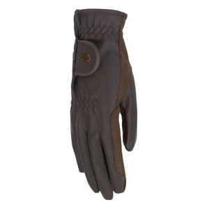 Venta al por mayor de alta calidad guantes deportivos al aire libre adultos cuero sintético reflectante seguridad guante de equitación para hombres y mujeres - Product Image 2