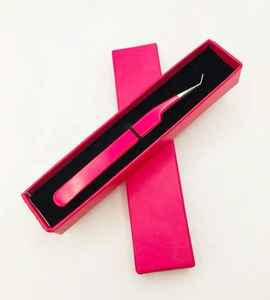 Vente en gros d'outils de maquillage professionnels de haute qualité pointes en fibre ensemble de pinces à épiler d'extension de cils en acier inoxydable durables et de précision - Product Image 1