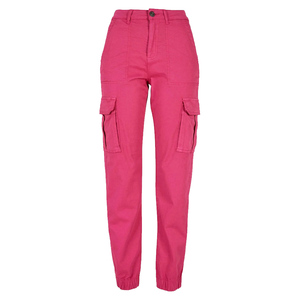 Black Six Pockets Cotton High Waist Cargo Pants <b>Women</b> Loose Fit Stylish Streetwear Custom Fit <b>Trousers</b> Ronpex - Product Image 1