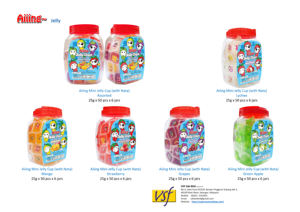 Aiiing Fruit Jelly <b>Cups</b> Aiiing Mini Jelly <b>Cup</b> with Nata De Coco - 25g Green Apple <b>Coconut</b> Jelly VSF - Product Image 5