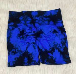 Pantalones cortos de gimnasio personalizados de alta elasticidad para mujer, mallas de Yoga de cintura alta de secado rápido, cómodos, transpirables, patrón sólido - Product Image 2