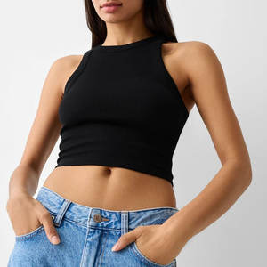 Mode porter coupe classique sans manches culture pour un usage quotidien réservoir de culture en tissu doux pour se prélasser ou sortir - Product Image 2