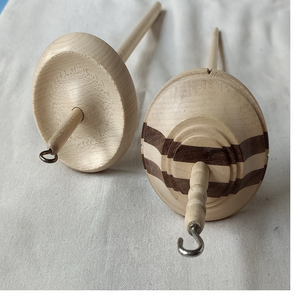 Husillos de madera natural hechos a medida, adecuados para tiendas de hilo y fibra para reventa, ideales para entusiastas del hilo y la fibra - Product Image 1